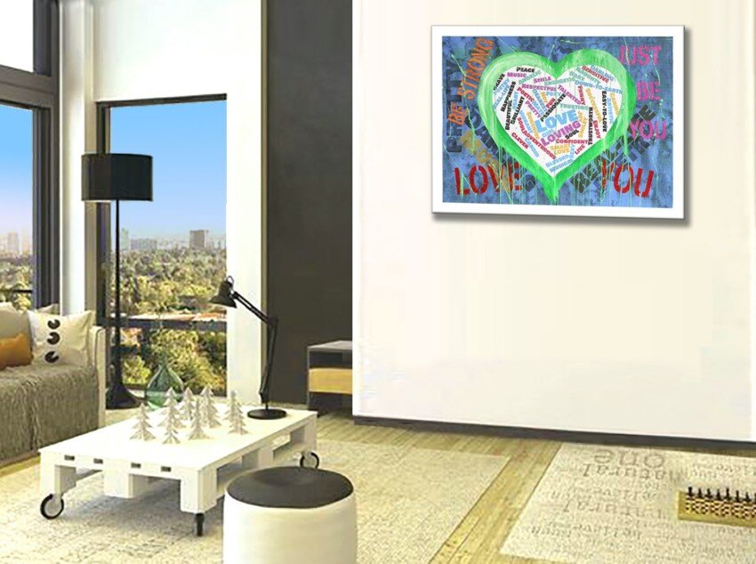 Give - Canvas Limited Edition Printmaking by Dr eight LOVE